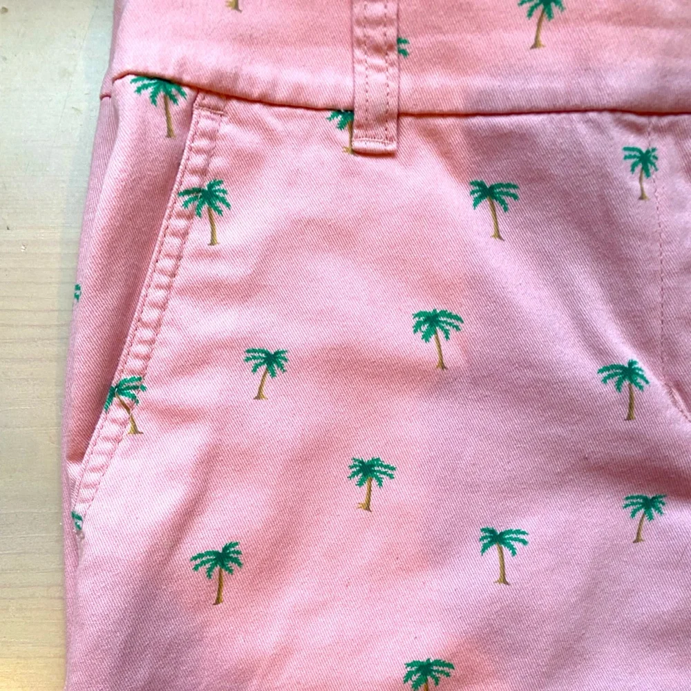 J Crew Palm Tree Embroidered Shorts - Picture 3 of 5